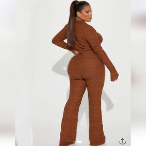Fashion Nova Chocolate Brown Pantsuit